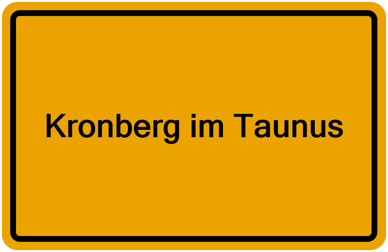 Handelsregisterauszug Kronberg im Taunus